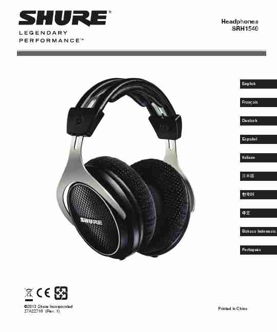 Shure Headphones SRH1540-page_pdf